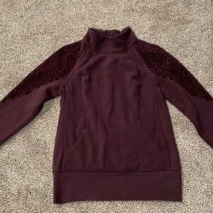 Lululemon Plum Quarter Zip Jacket Women’s Size 8